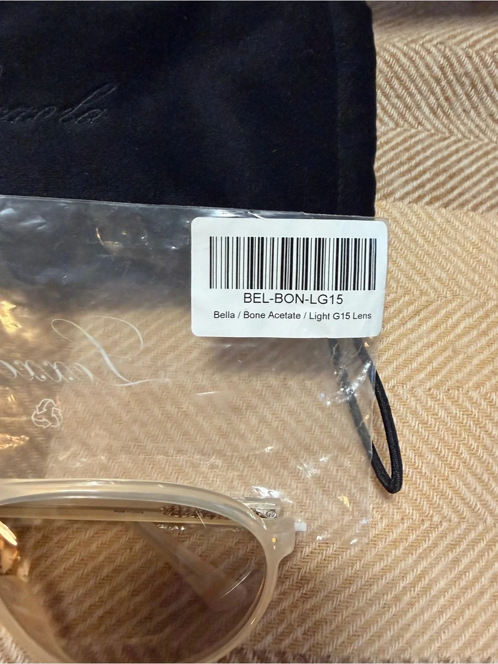 Brand New Lexxola Bone/Tan Aviator Sunglasses with Brown Tinted Lenses